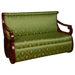 20th Century Unique Empire Biedermeier Style Canape Sofa