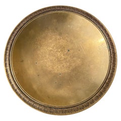 Plat en bronze Just Andersen modèle B 4