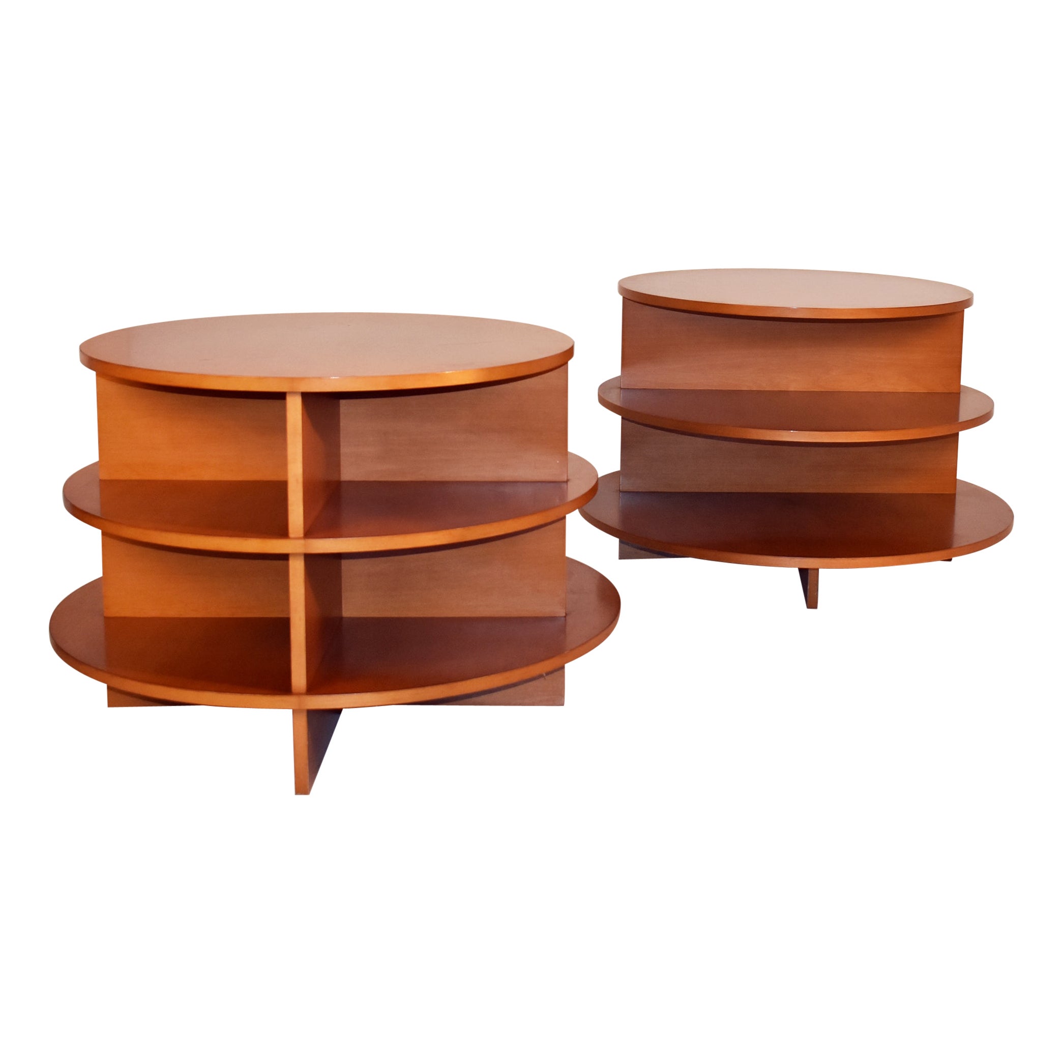Pair of Mid-Century Modern Novocomun Coffee Tables by Giuseppe Terragni for BD