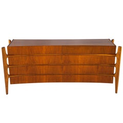 Original Mid-Century Modern Dresser by William Hinn, circa 1950s