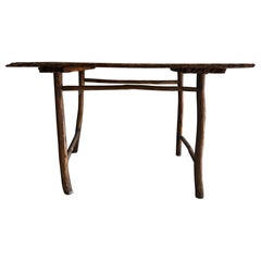 18th Century Riven- Cut Rustic Table