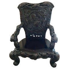 Carved Chinese Palace Chair