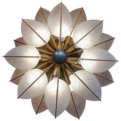 One of Two Murano Glass Flush mount Lights