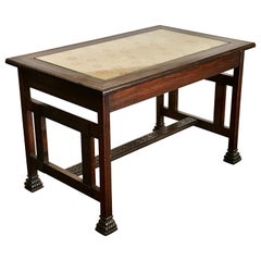 Antique 19TH Century Aesthetic Era Library Table