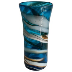 Italienische Murano-Vase aus der Jahrhundertmitte, 1970er Jahre