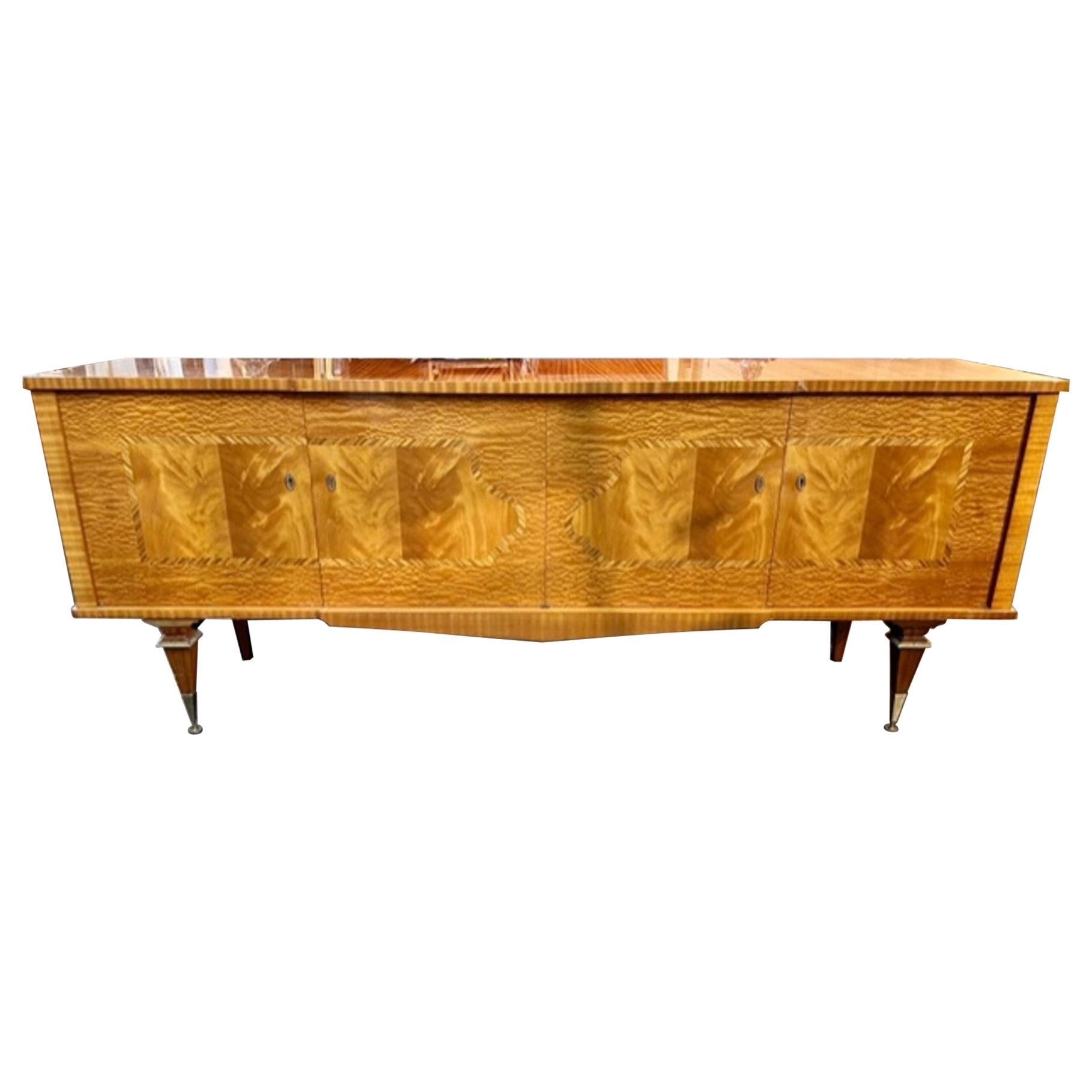 Large Scale Midcentury French Art Deco Style Side Board