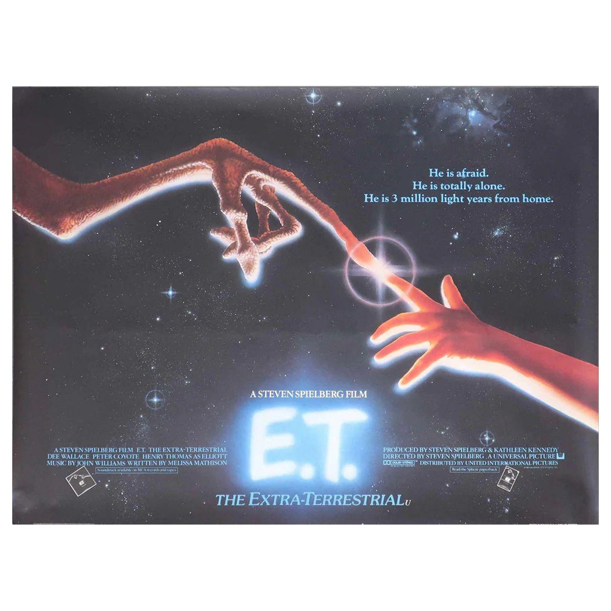 E.T. The Extra-Terrestrial, Unframed Poster, 1982