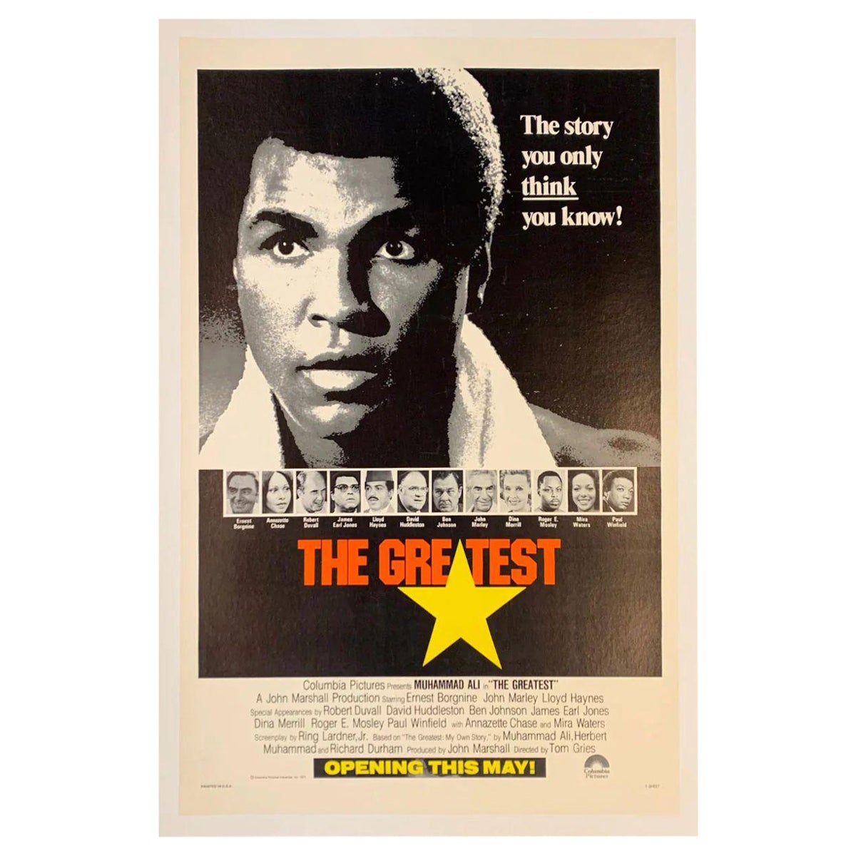 The Greatest, Unframed Poster, 1977  For Sale