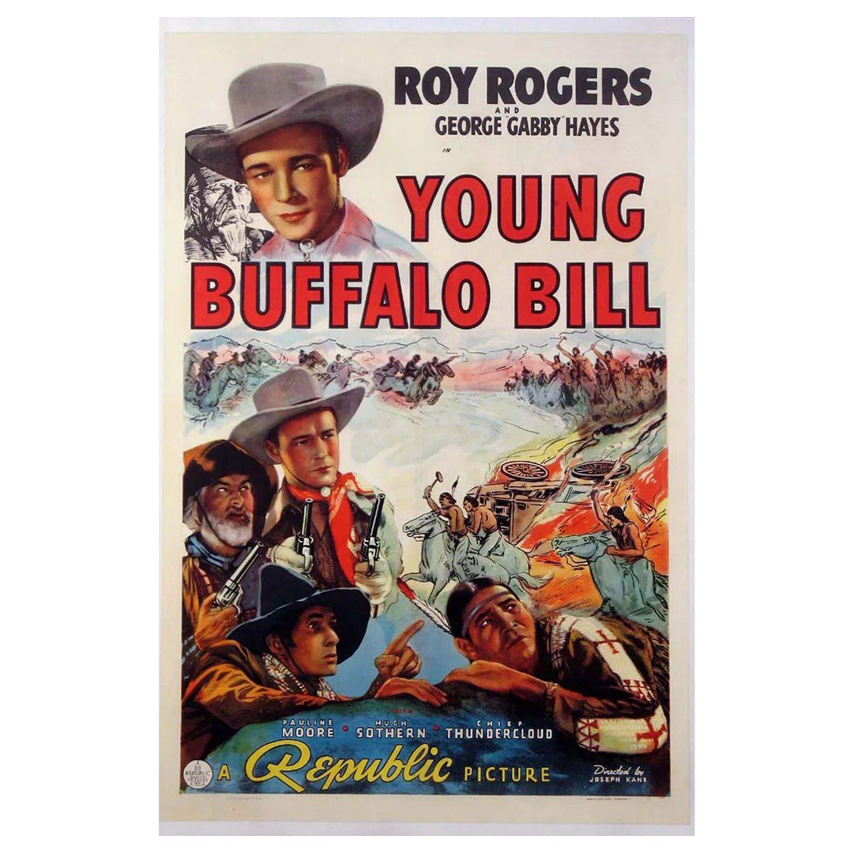 Young Buffalo Bill, Unframed Poster, 1940 For Sale