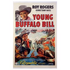 Young Buffalo Bill, Unframed Poster, 1940