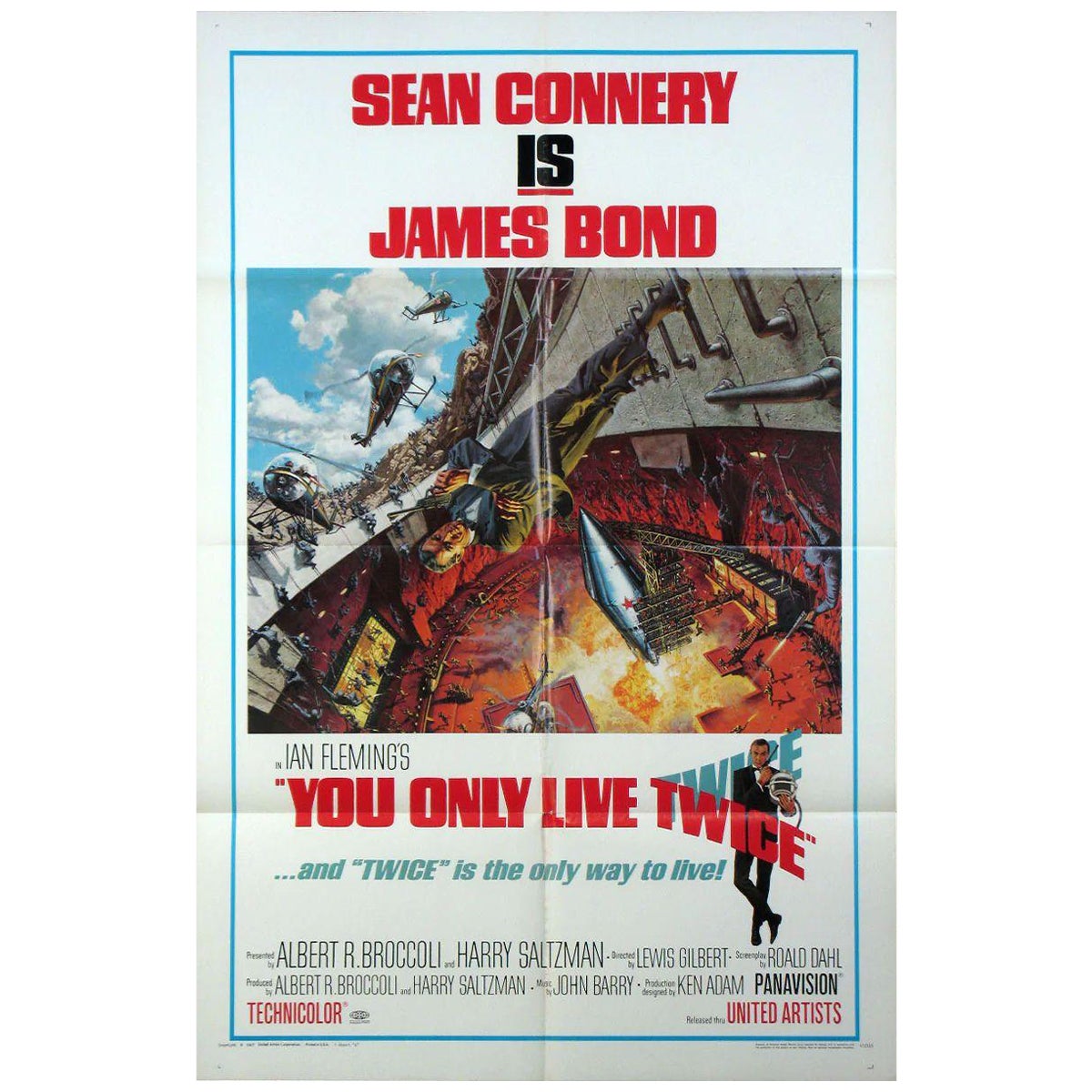 You Only Live Twice Unframed Poster 1967 For Sale At 1stDibs