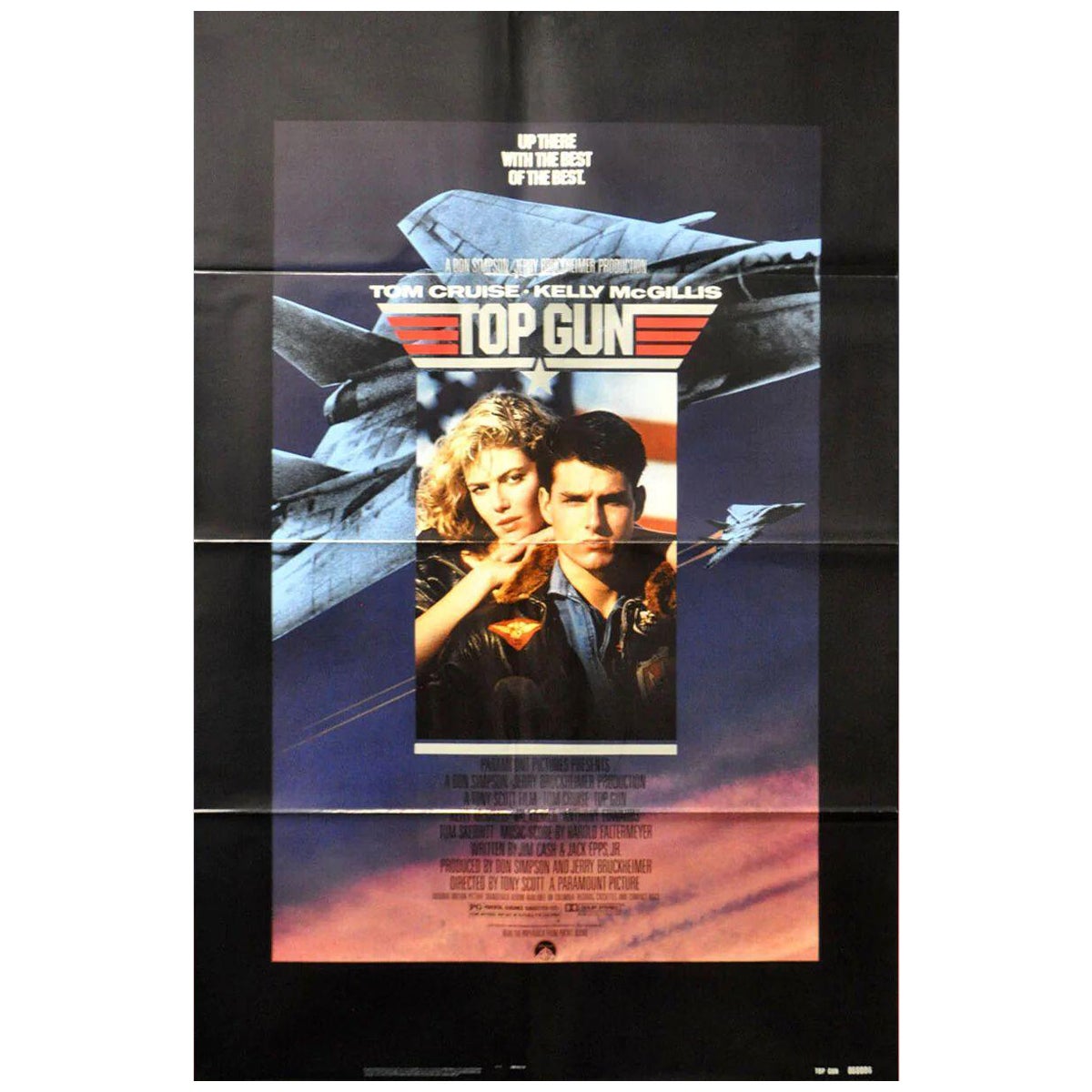 Top Gun, Unframed Poster, 1986 For Sale at 1stDibs