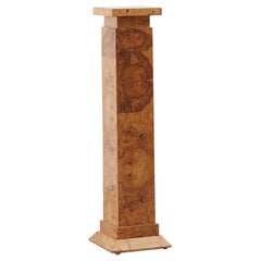 Burl Wood Pedestal Plinth