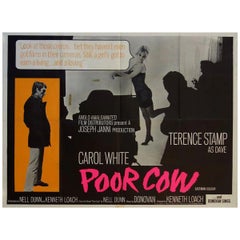 Vintage Poor Cow, Unframed Poster, 1967