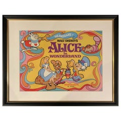 Vintage Alice In Wonderland, Framed Poster, 1974R