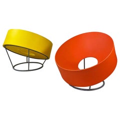 Italian Post Modern Colored Plastic & Metal Armchair by Enzo Berti, Ferlea, 2003