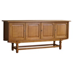 Sideboard in Solid Oak, Made by a Danish Cabinetmaker, Mid Century, 1960s