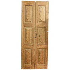 Antique Double wing door, carved in walnut, 18th century, Italy