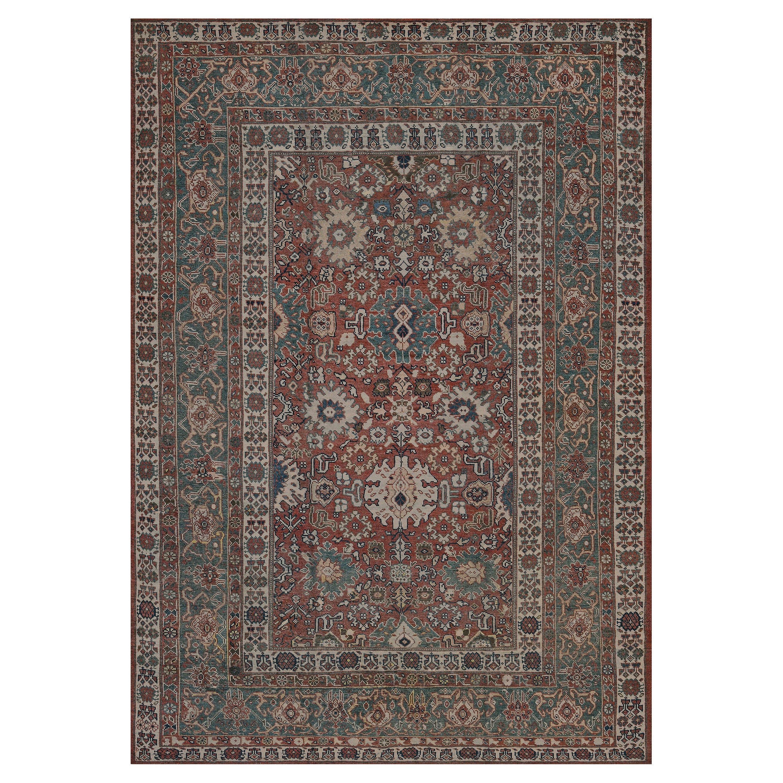 Late 19th Century Sultanabad Rug from West Persia