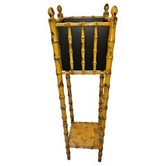 A Palm Beach Regency Style Faux Bamboo 