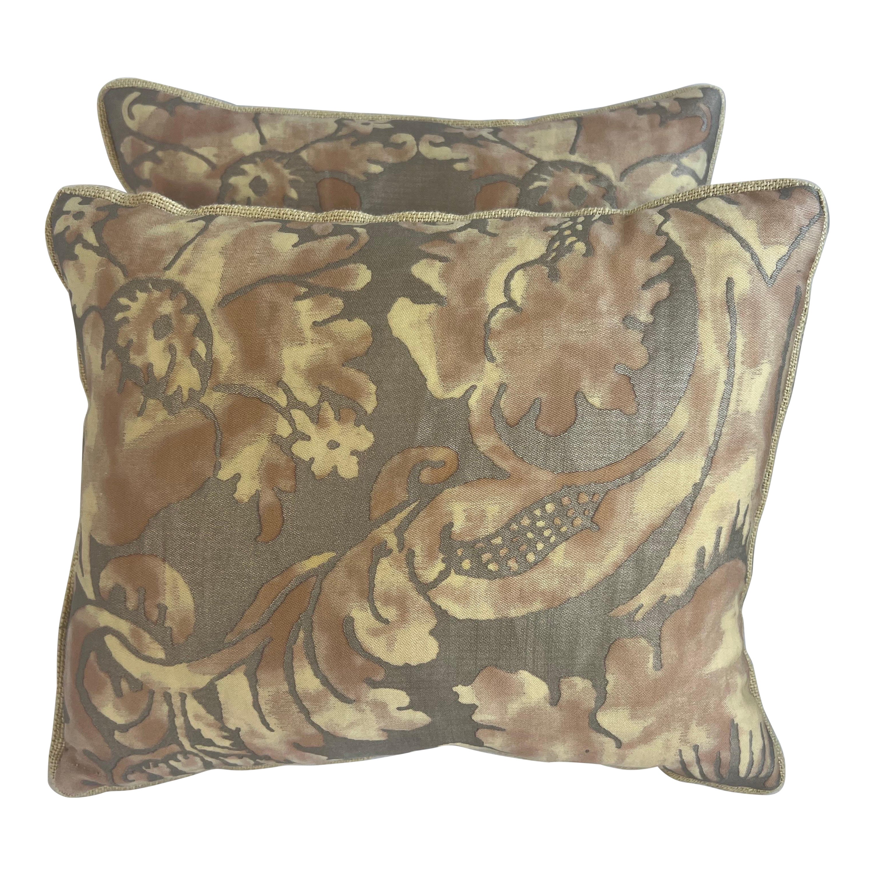 Pair of Petite Fortuny Pillows 