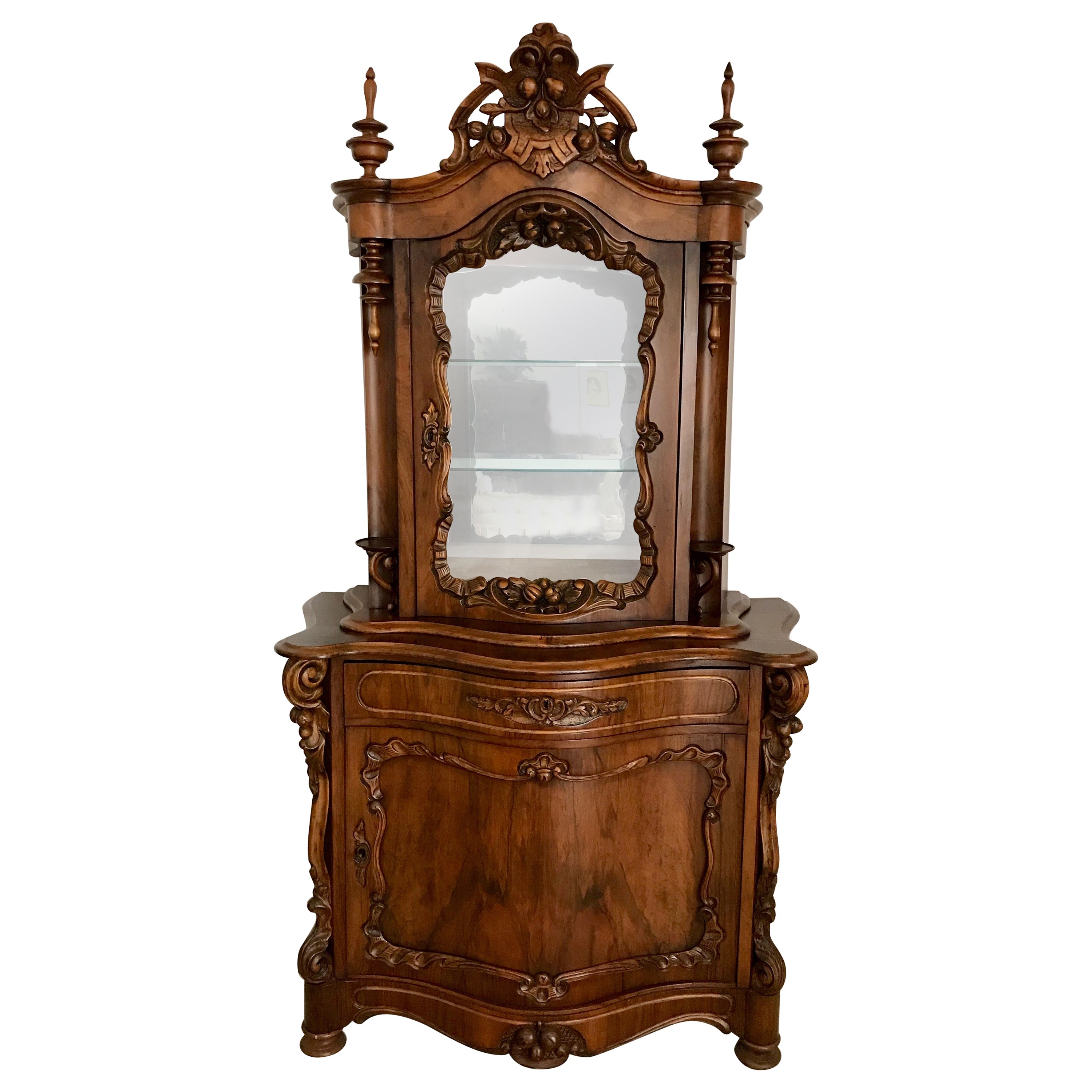Fine 19TH Century Flemish Side Cabinet For Sale