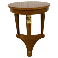 Used Neoclassical Style Round Side Table by Baker