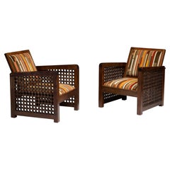 Fauteuils Moucharabieh, France, circa 1970