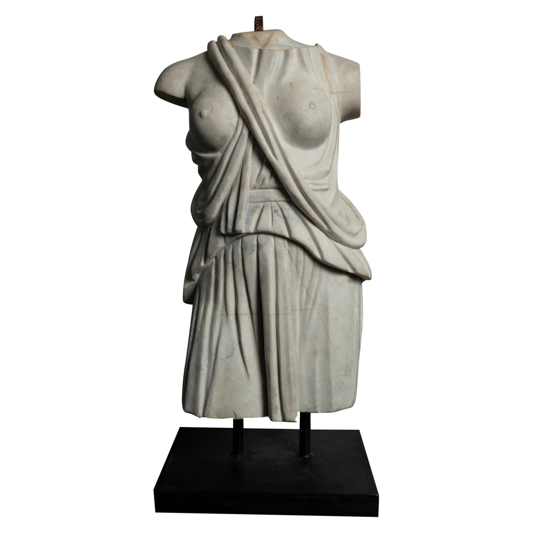 Artemis - Torse italien en marbre