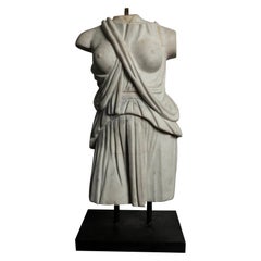 Antique Italian Artemis Marble Torso