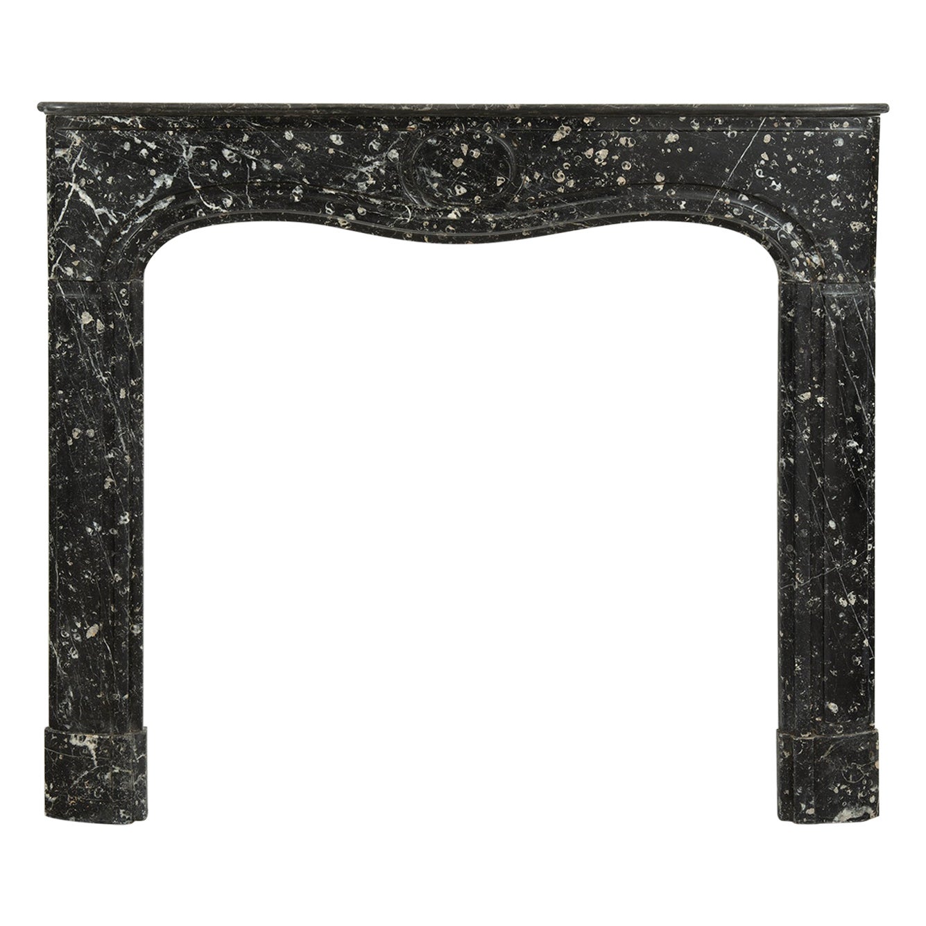 Perfect Antique Marble Fireplace Mantel For Sale