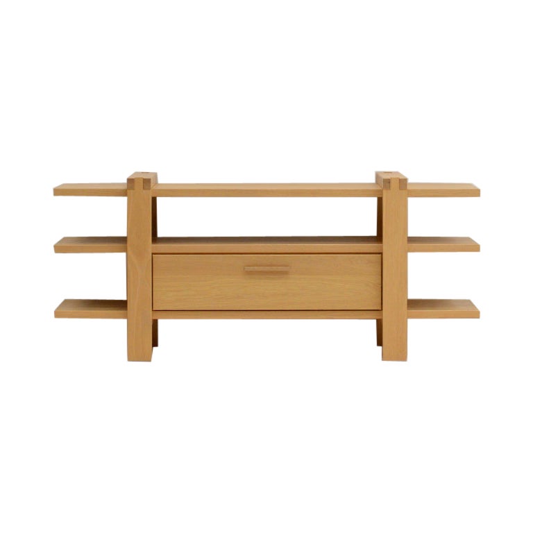 Belgium Oak Shelving / TV Unit