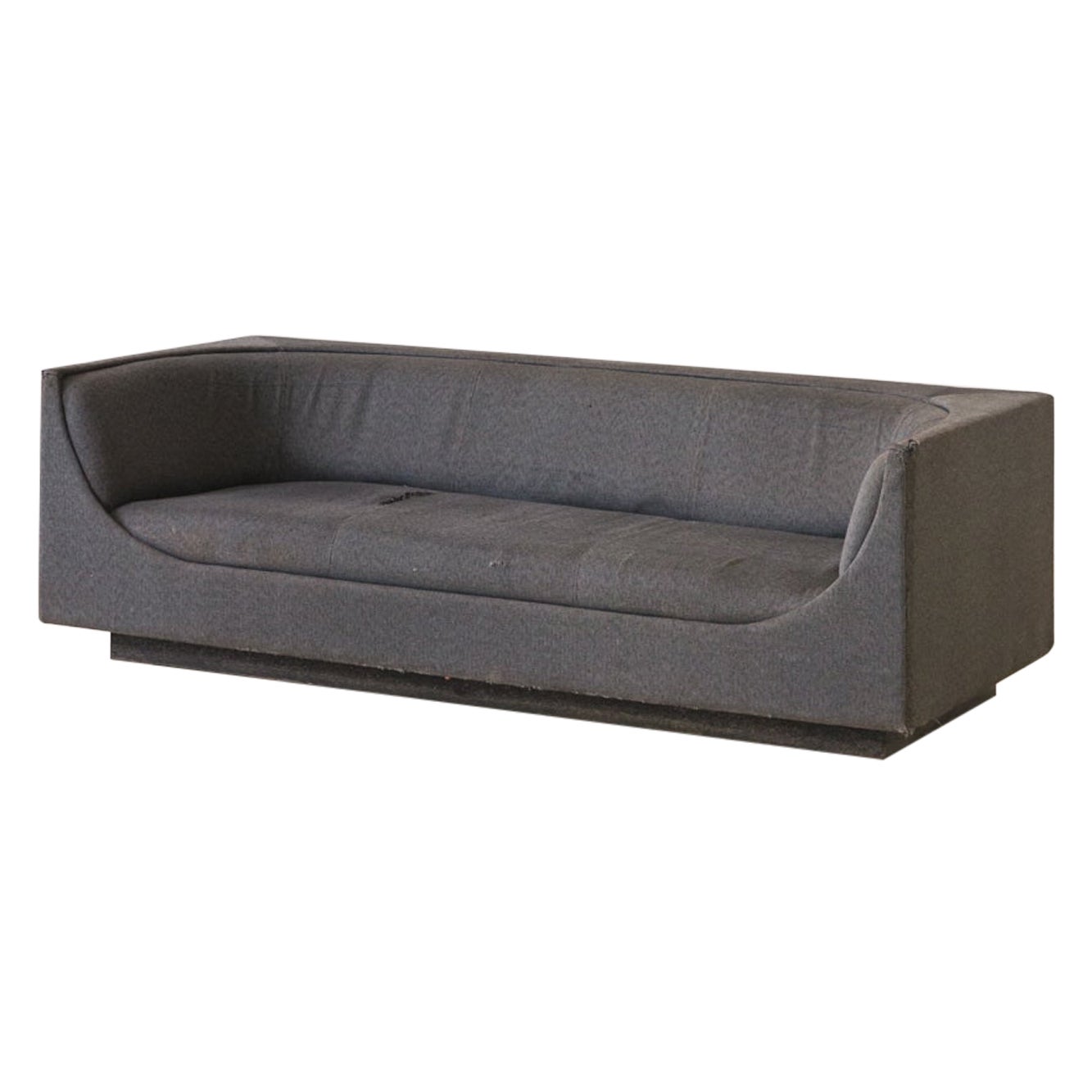 Mid-Century Modern Cube Sofa by Brazilian Designer Jorge Zalszupin, 1970s