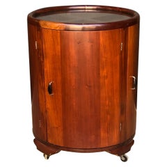 Used Jamaican Art Deco Round Bar/Cocktail Cabinet By Burnett Webster(circa.1934-1939)