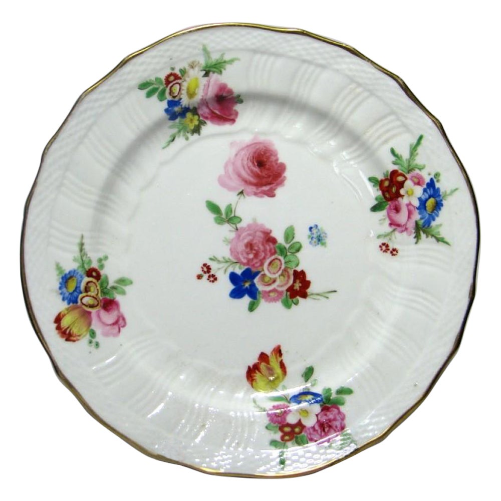 Swansea Porcelain Dessert Plate, c1820 For Sale