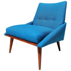 Used Mid Century Modern Walnut Lounge Chair by Kroehler, c1960s 