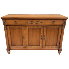 Century Furniture Buffet contemporain en bois de fruitier de style Biedermeier