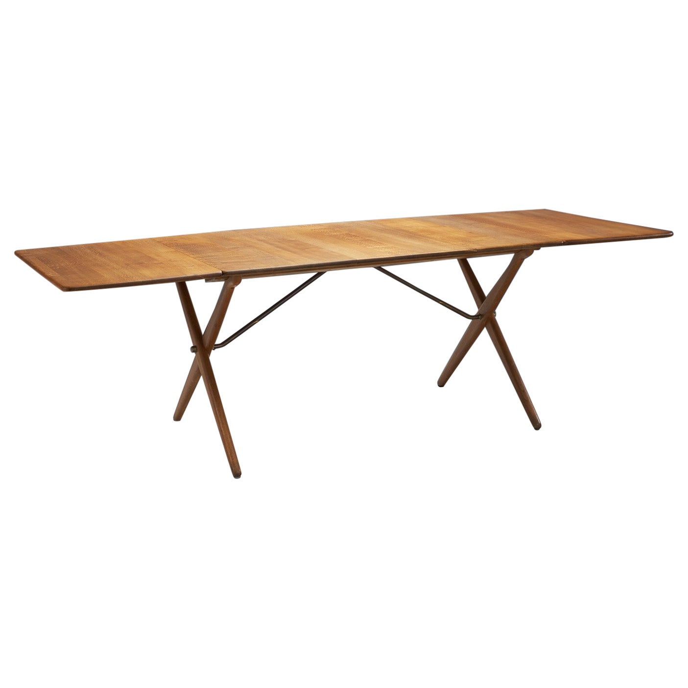 Hans Wegner "AT-309" Drop-Leaf Dining Table for Andreas Tuck, Denmark 1950s For Sale