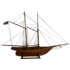 Used Fine Model of the Fishing Schooner Columbia