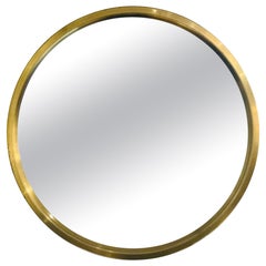 Retro Brass Mirror by Hans-Agne Jakobsson