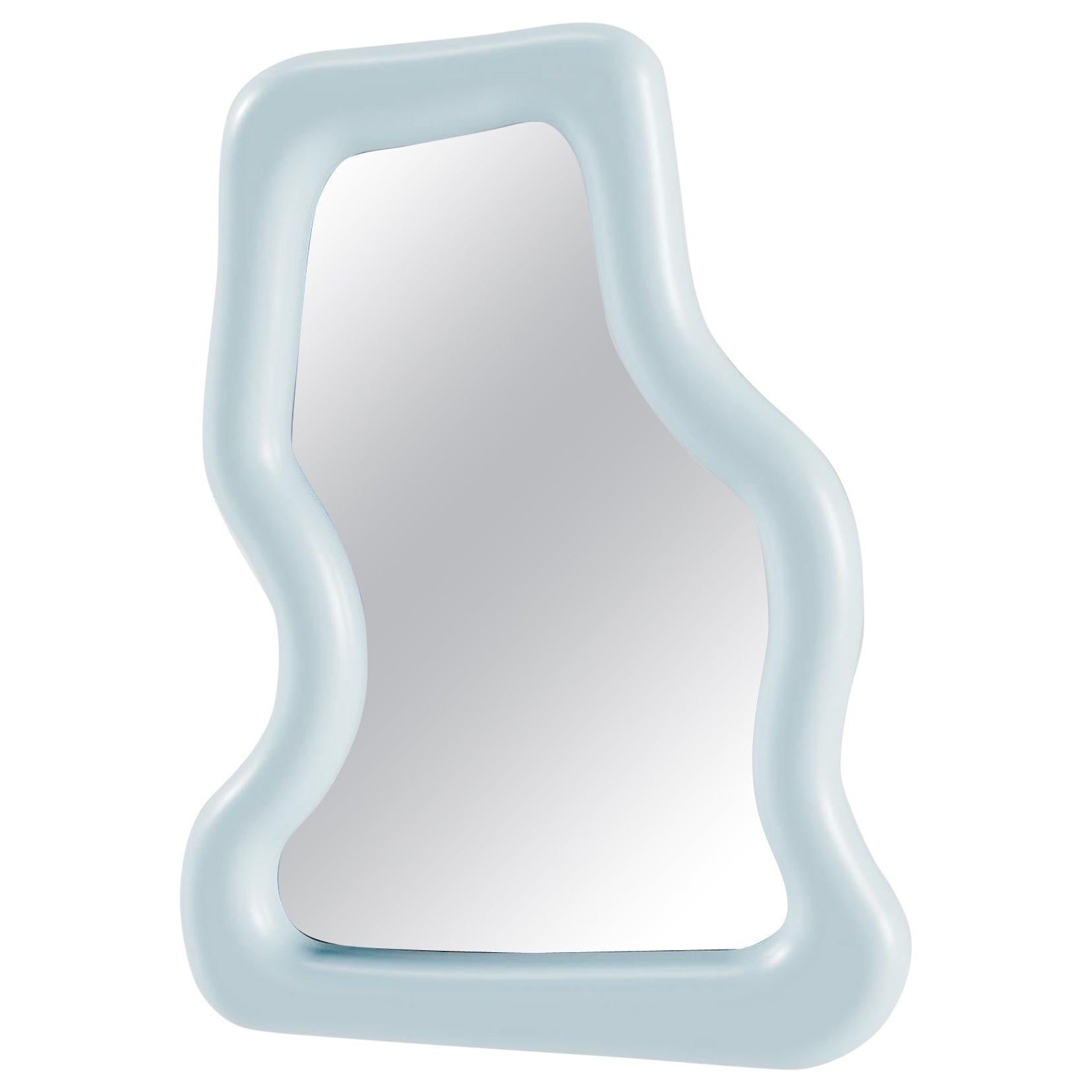 Medium Mirror, Farbe Blau im Angebot