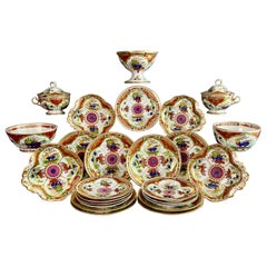 Chamberlain's Worcester Dessert Service Kylin / Dragons in Compartments, ca 1795