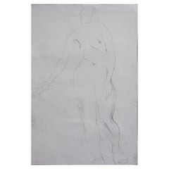 Female Nude. Graphite On Paper. Iris Hardcastle. C.1940