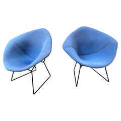 Harry Bertoia for Knoll pair of small Diamond Chairs