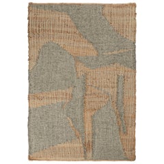 Rug & Kilim's Modern Kilim rug in Brown & Grey Patterns (tapis moderne en Kilim à motifs bruns et gris)
