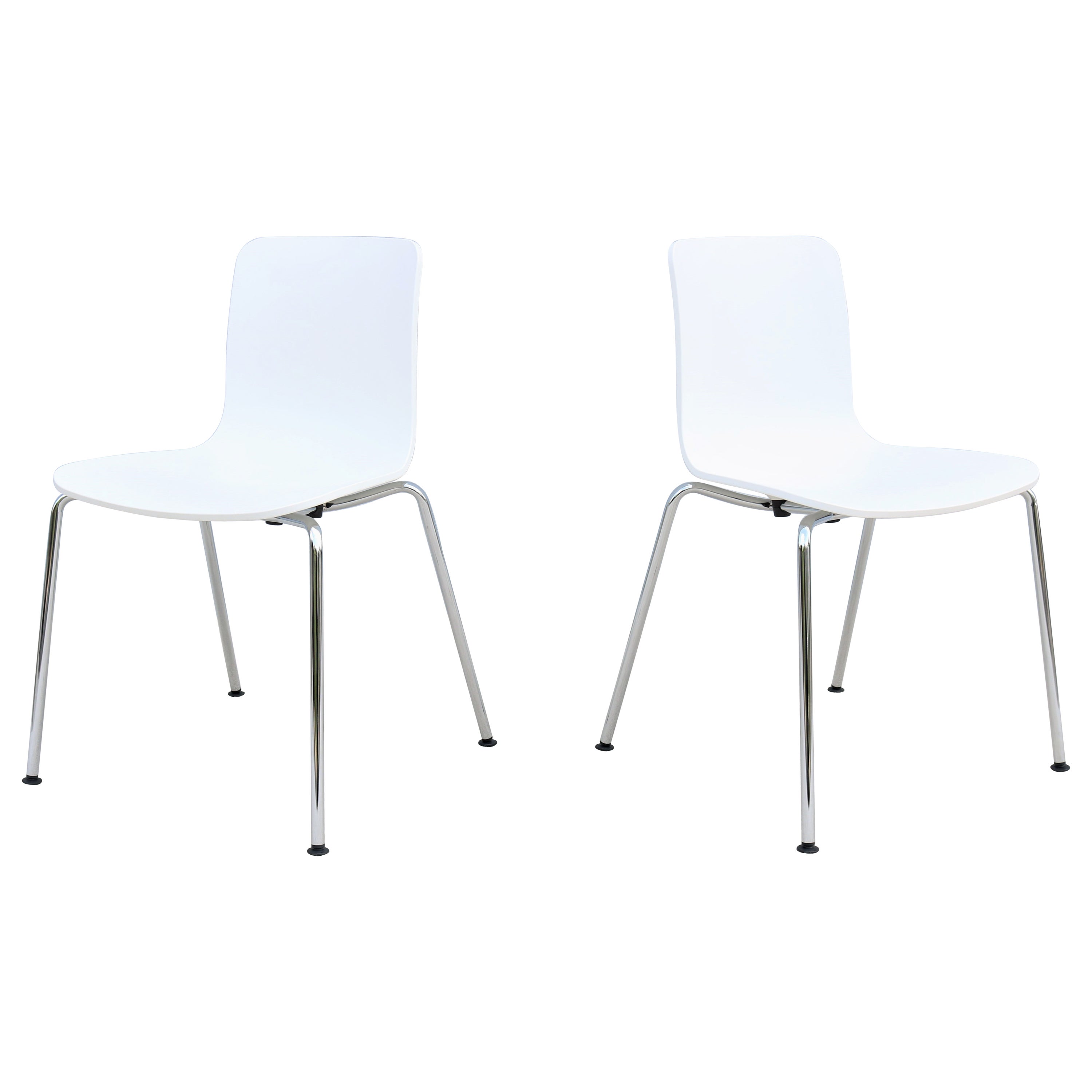 Modern Italy Jasper Morrison für Vitra HAL Tube Stackable Dining Chairs - ein Paar