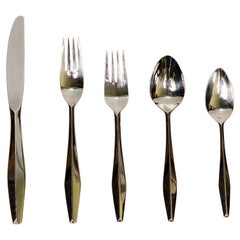 Reed & Barton Diamante Stainless Flatware Service for Eight