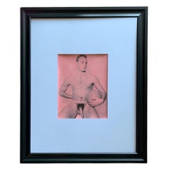 Vintage Male Physique Nude Original Photograph by Dave Martin San Francisco