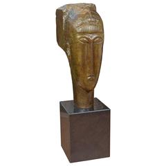 Amedeo Modigliani Bronze Sculpture
