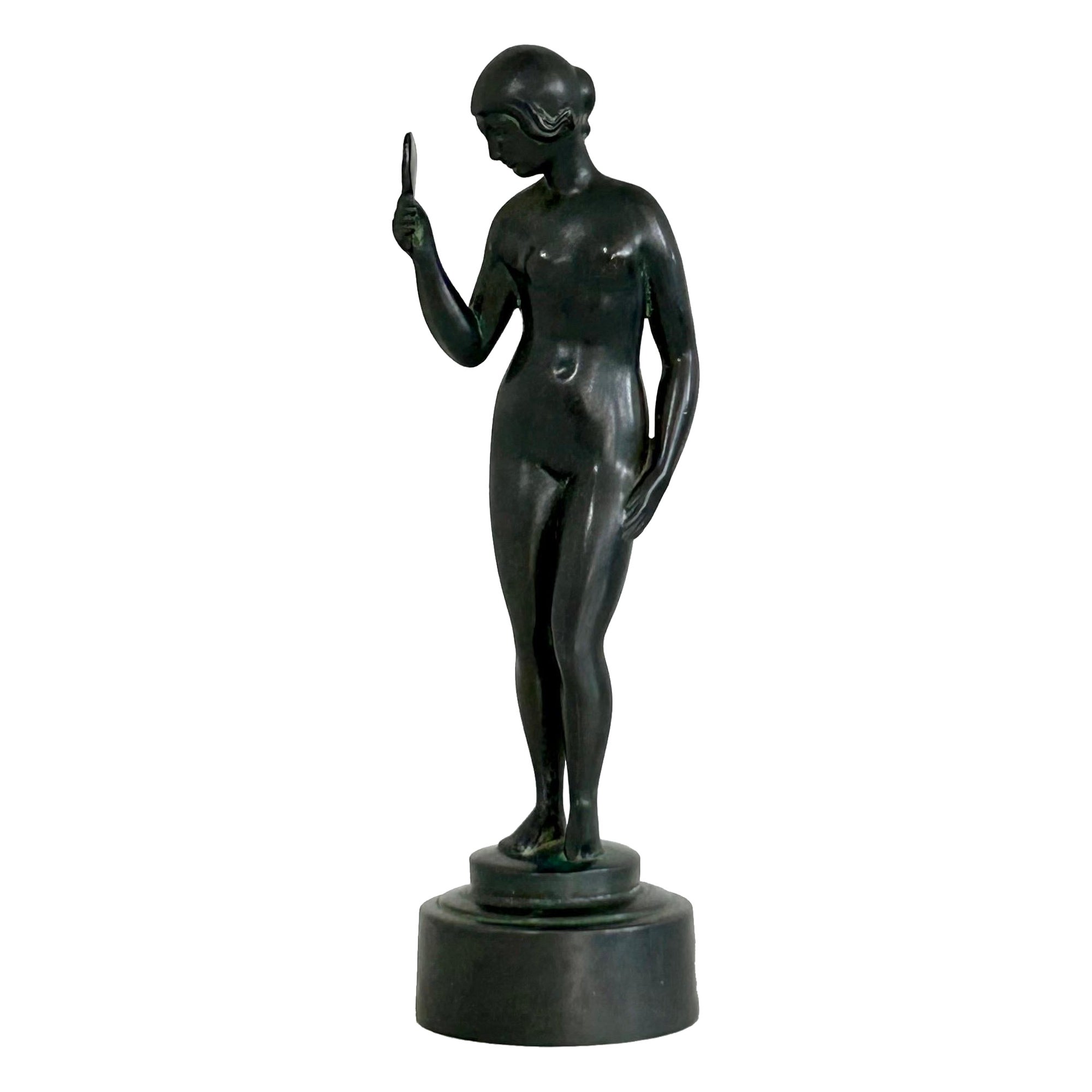 An early figurine by Just Andersen, 1920s, Denmark For Sale